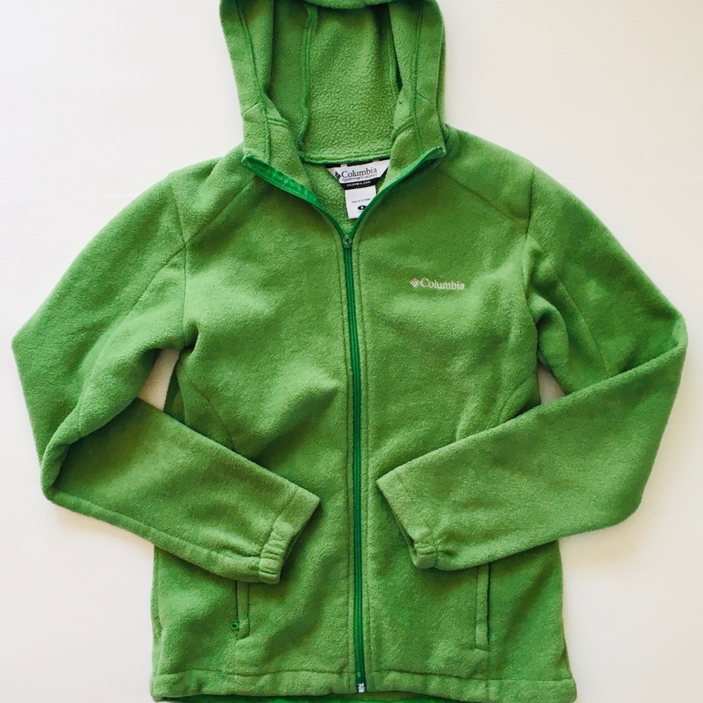 Green Columbia Fleece Jacket size small